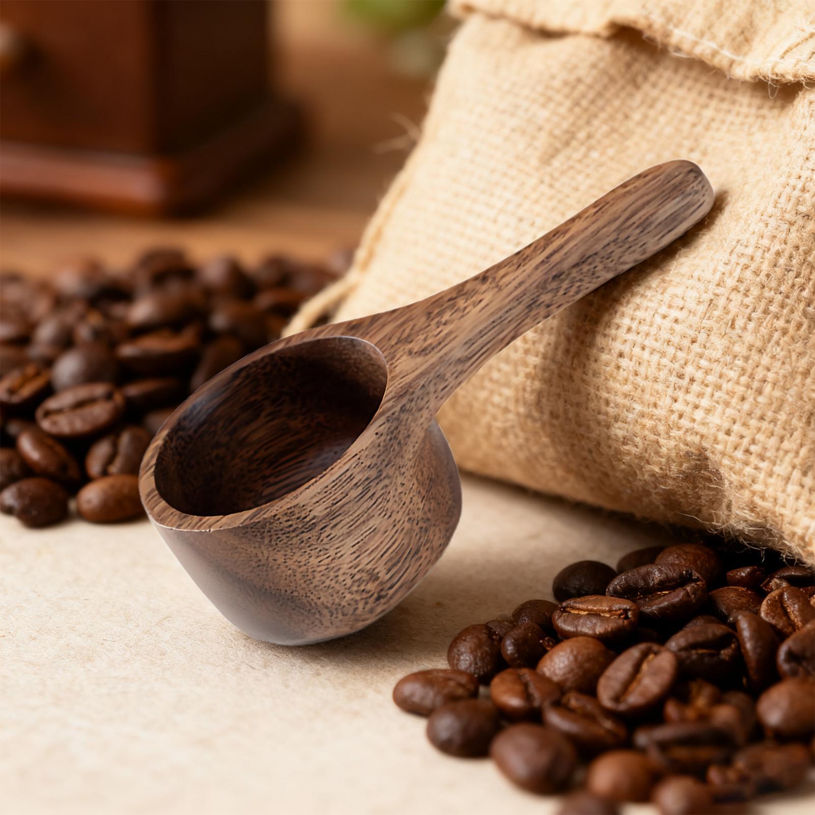 Sugar Scrub Coffee - Wooden Coffee Scoop Measuring Spoon Multipurpose