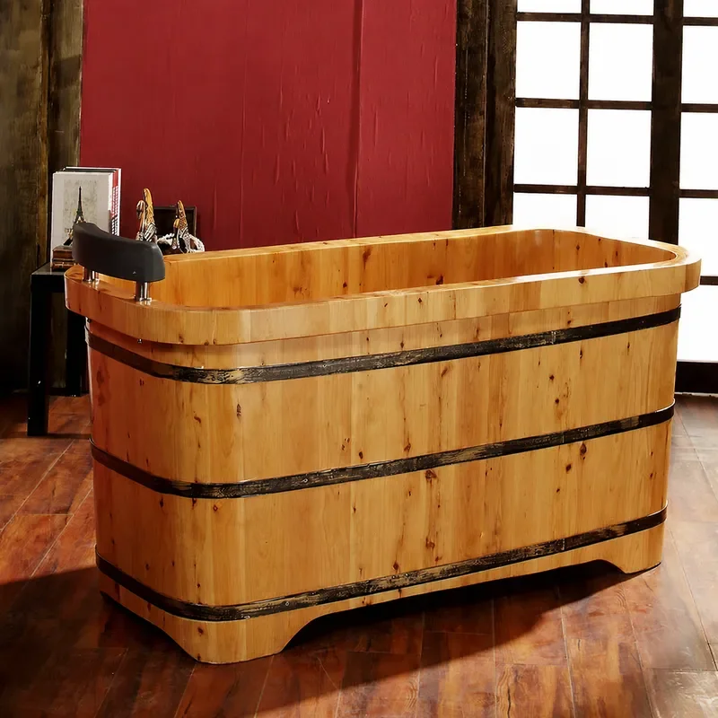 Spa Wellness Nature - Sichuan Cedar Wood Bathtub for Adults