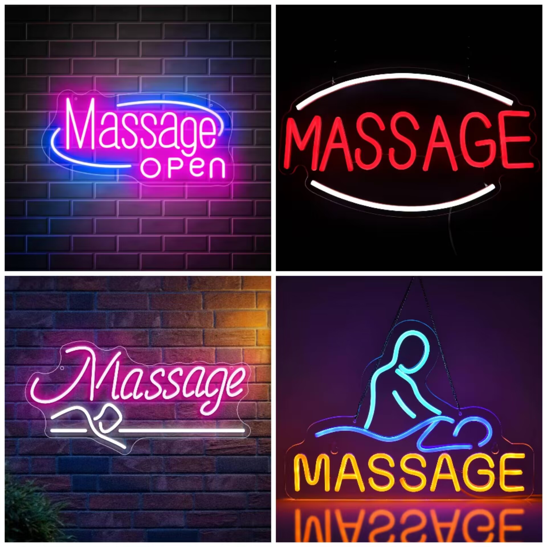 Massage Spa Open LED Neon Sign - Wellness Spa With Hotel ulasan dan harga