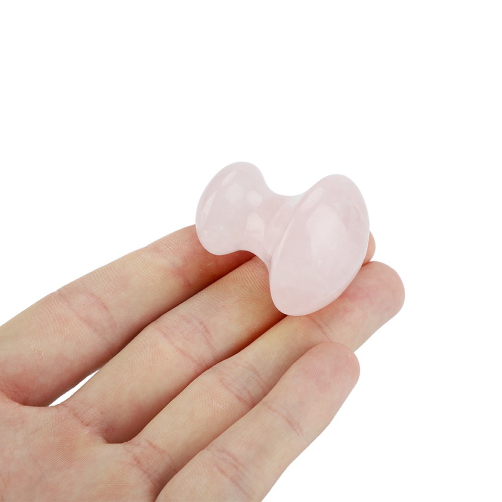 Crystal Rose Quartz Massage St - Gua Sha Tool Rose Quartz ulasan dan harga