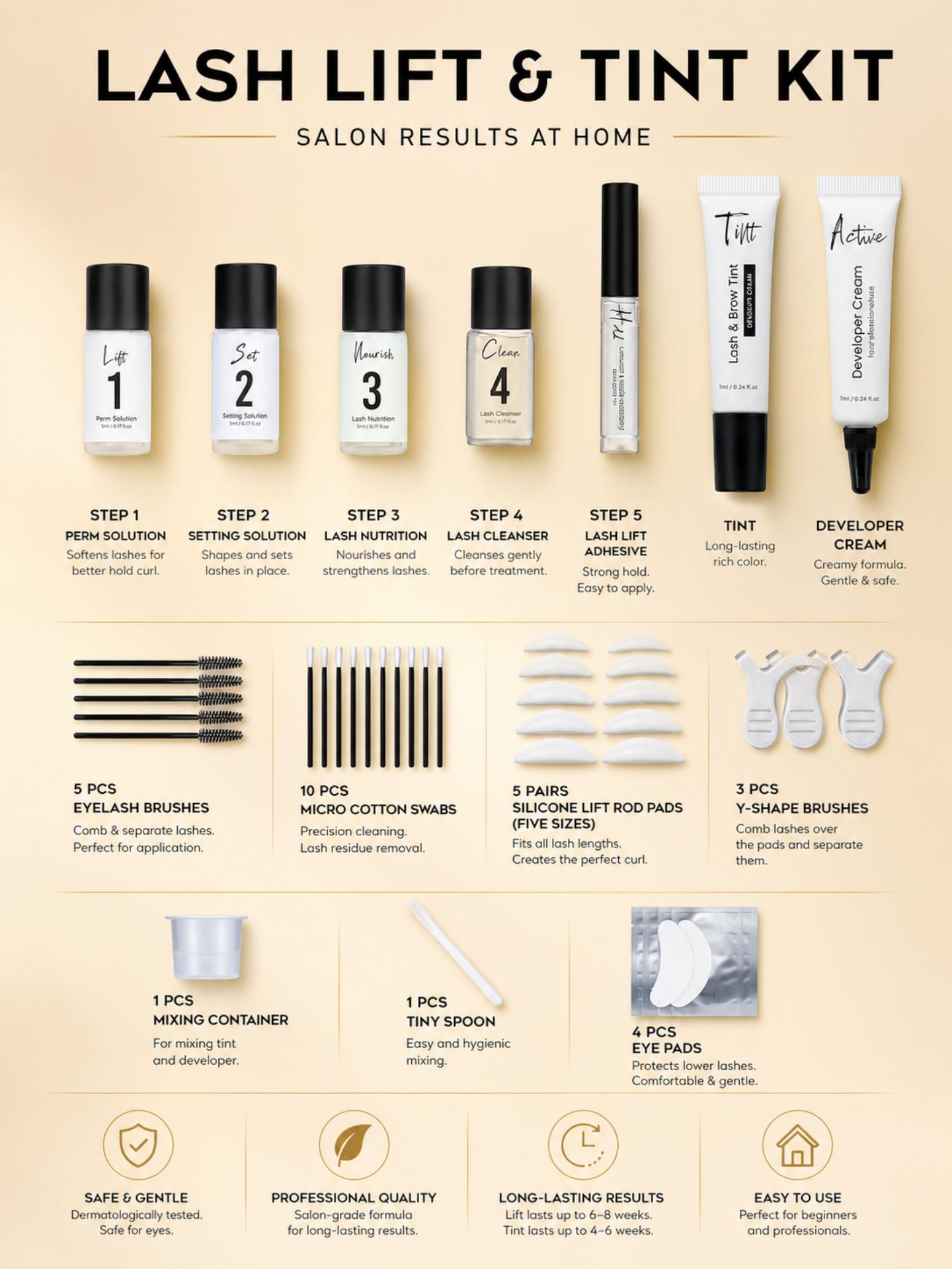 GOLLEE Lash Lift Color Kit Bro - Lash Lift Kit ulasan dan harga