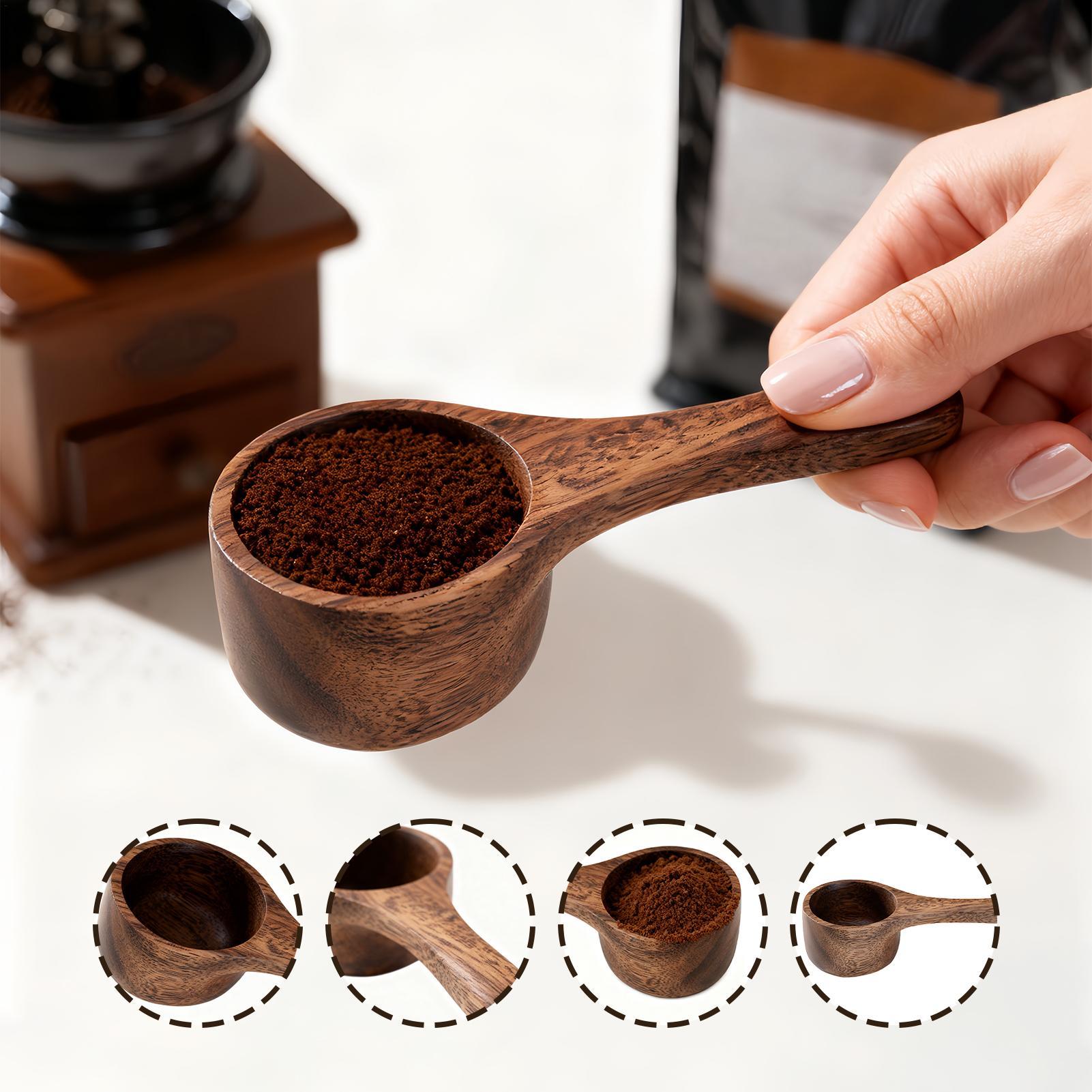 Wooden Coffee Scoop Measuring  - Sugar Scrub Coffee ulasan dan harga