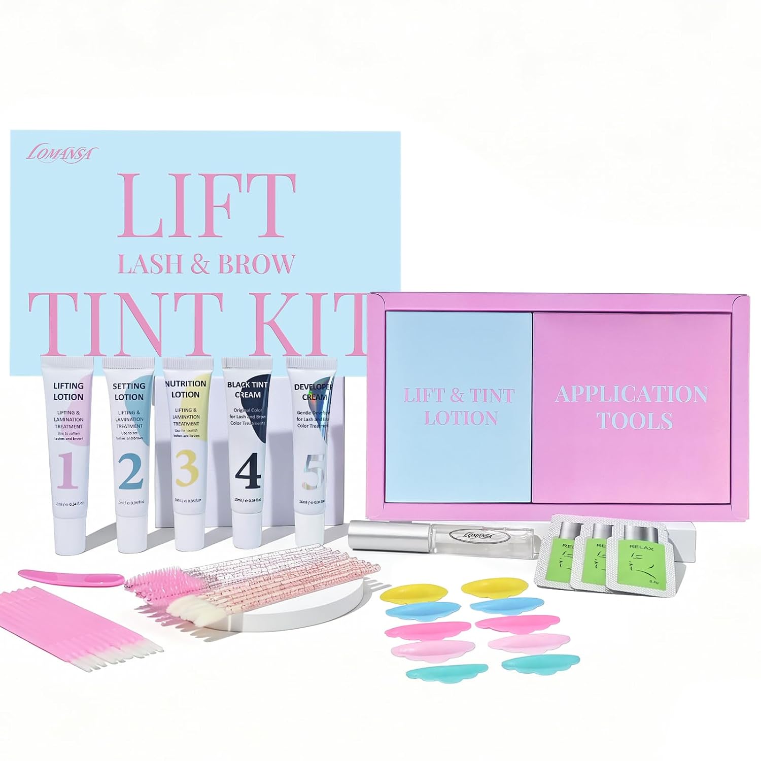 Lomansa Lash Lift and Black Ki - Lash Lift Kit ulasan dan harga