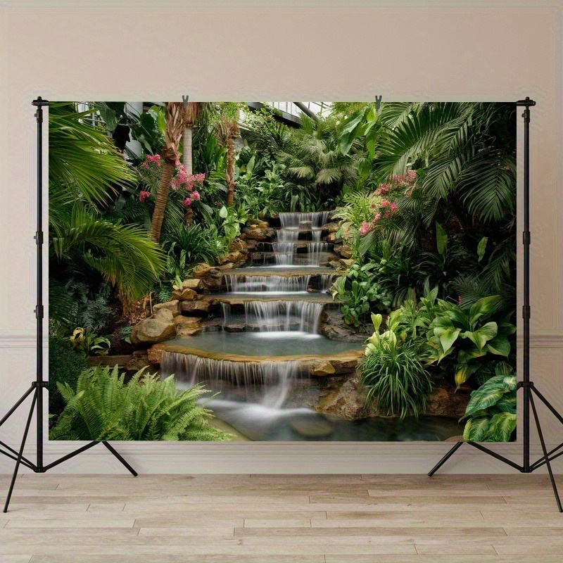 Waterfall Garden Tapestry Lush - Spa Wellness Nature ulasan dan harga