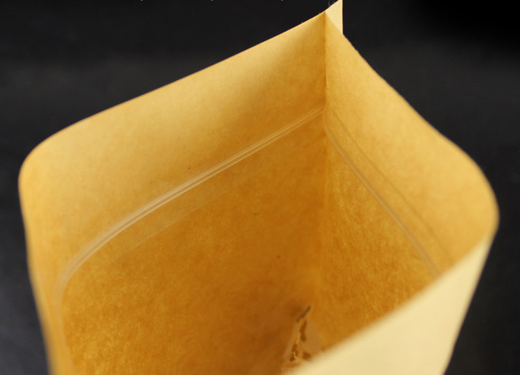 100PCS Flat Bottom Kraft Paper - Sugar Scrub Coffee ulasan dan harga