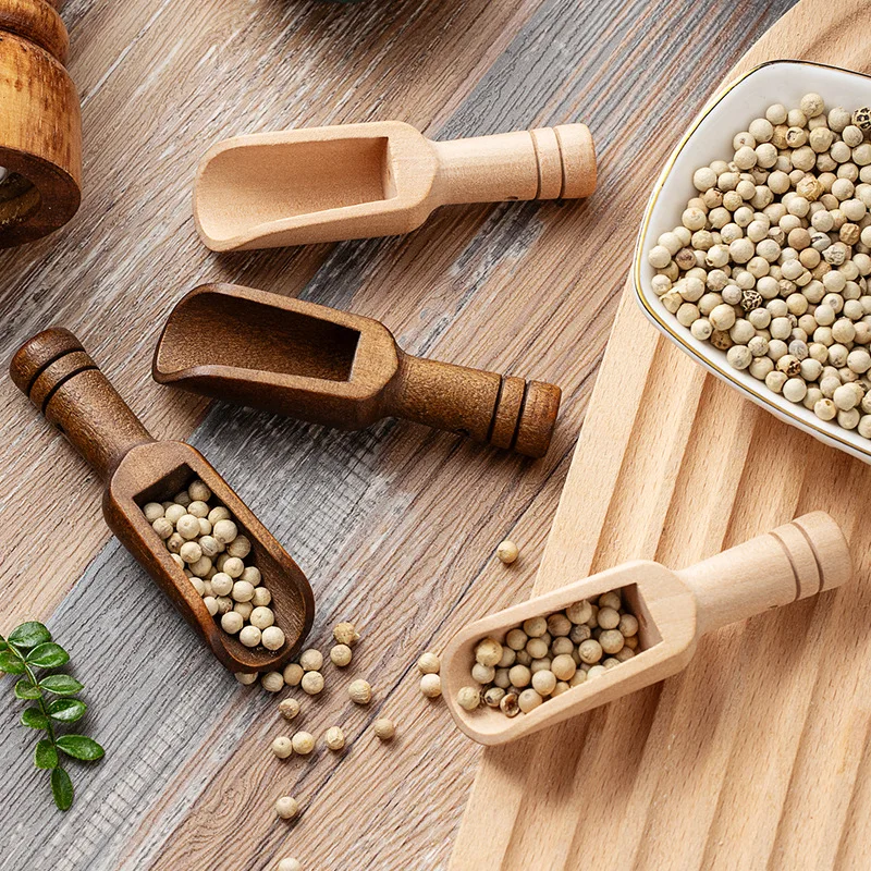 2/5PCS Wooden Coffee Scoop Set - Sugar Scrub Coffee ulasan dan harga