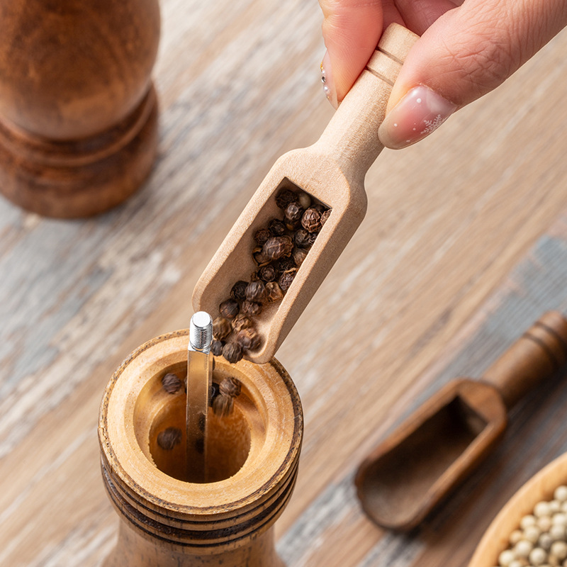 2/5PCS Wooden Coffee Scoop Set - Sugar Scrub Coffee ulasan dan harga