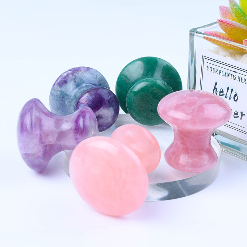 Natural Rose Quartz Gua Sha Sc - Gua Sha Tool Rose Quartz ulasan dan harga