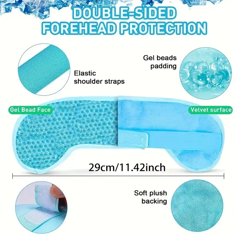 Hot/Cold Gel Bead Migraine Wra - Spa Y Wellness ulasan dan harga