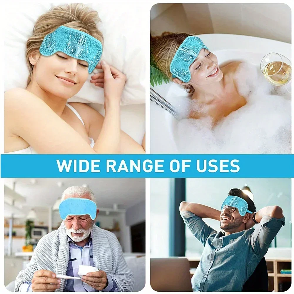 Hot/Cold Gel Bead Migraine Wra - Spa Y Wellness ulasan dan harga