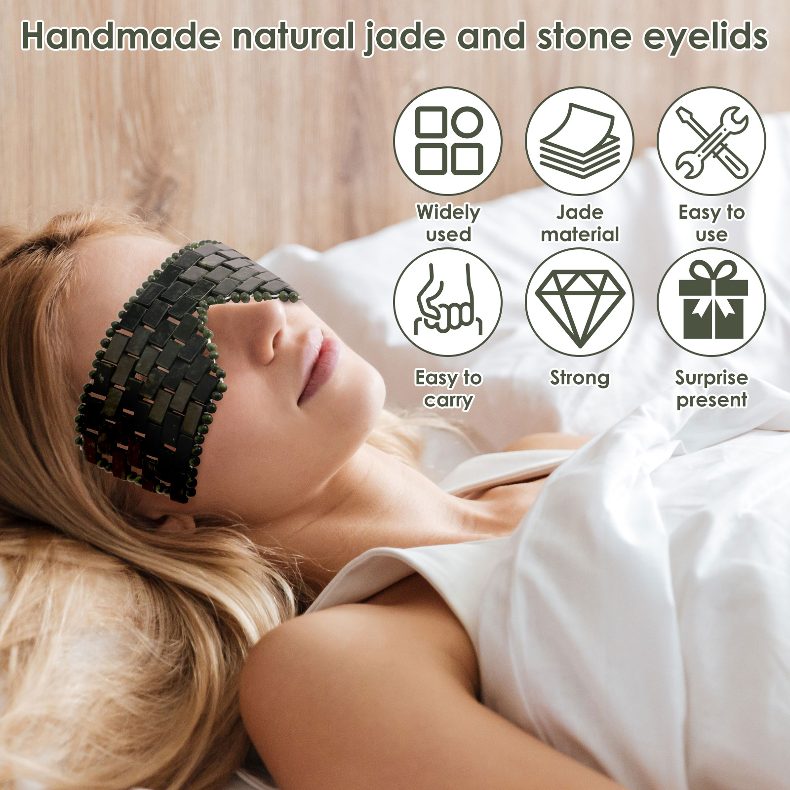 Jade Eye Mask Portable Jade St - Spa Y Wellness ulasan dan harga
