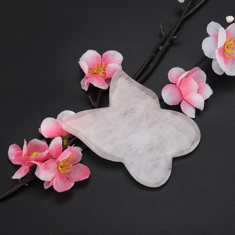 Facial Kits Pink Rose Quartz M - Gua Sha Tool Rose Quartz ulasan dan harga