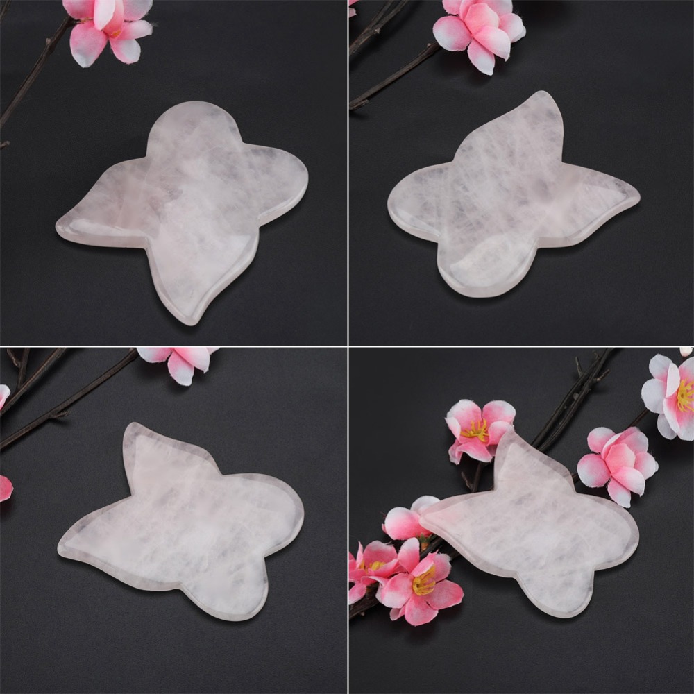 Facial Kits Pink Rose Quartz M - Gua Sha Tool Rose Quartz ulasan dan harga