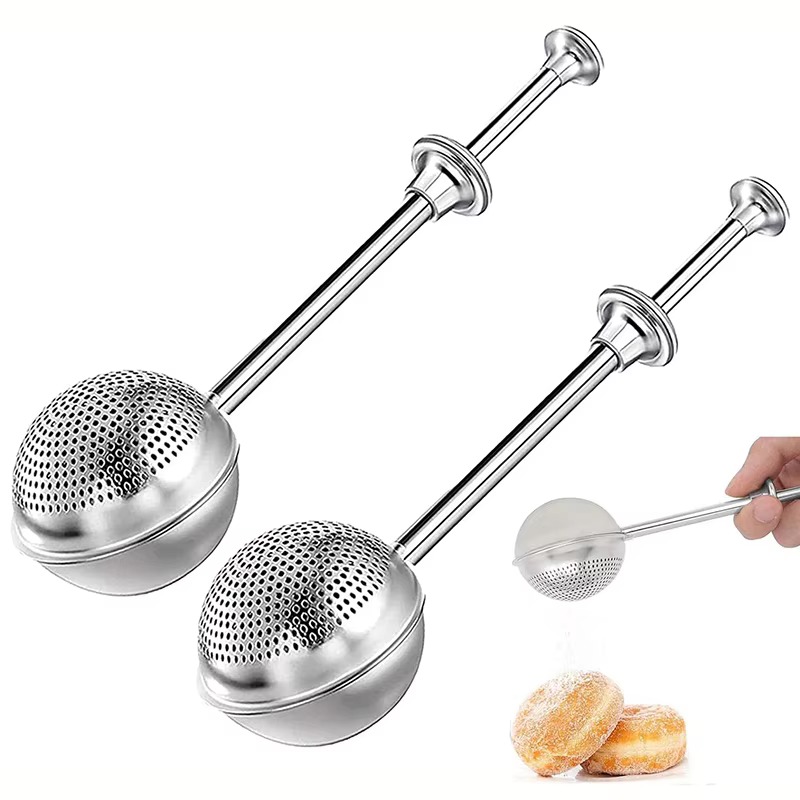 Stainless Steel Flour Powder S - Sugar Scrub Coffee ulasan dan harga