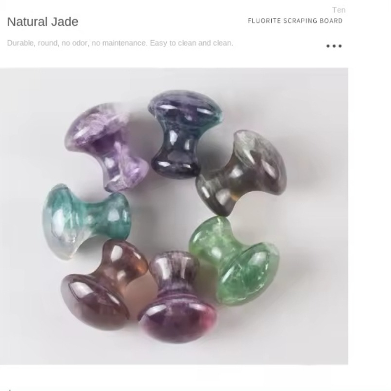 Natural Jade Massager Fluorite - Spa Wellness Nature ulasan dan harga