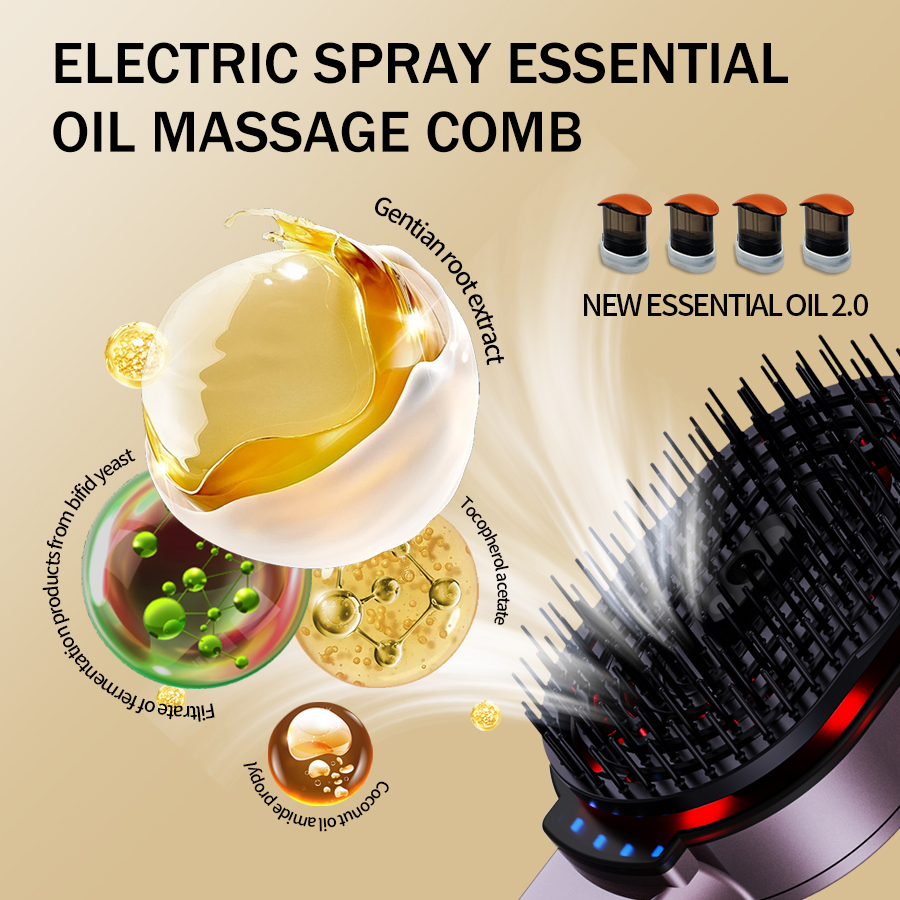 4-in-1 Massage Comb Essential  - Spa Y Wellness ulasan dan harga