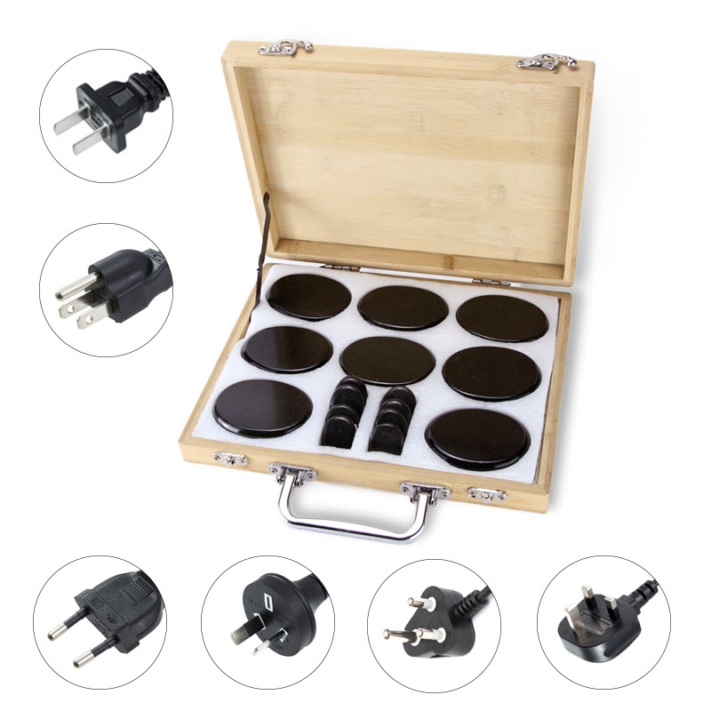 Hot Basalt Stone Massage Kit – - Spa Wellness Nature ulasan dan harga