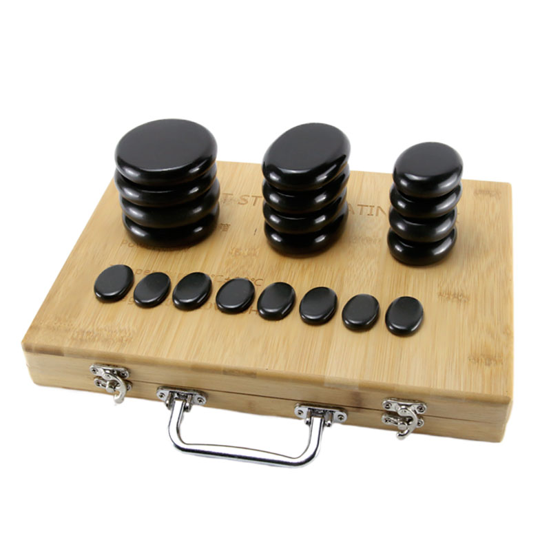 Hot Basalt Stone Massage Kit – - Spa Wellness Nature ulasan dan harga