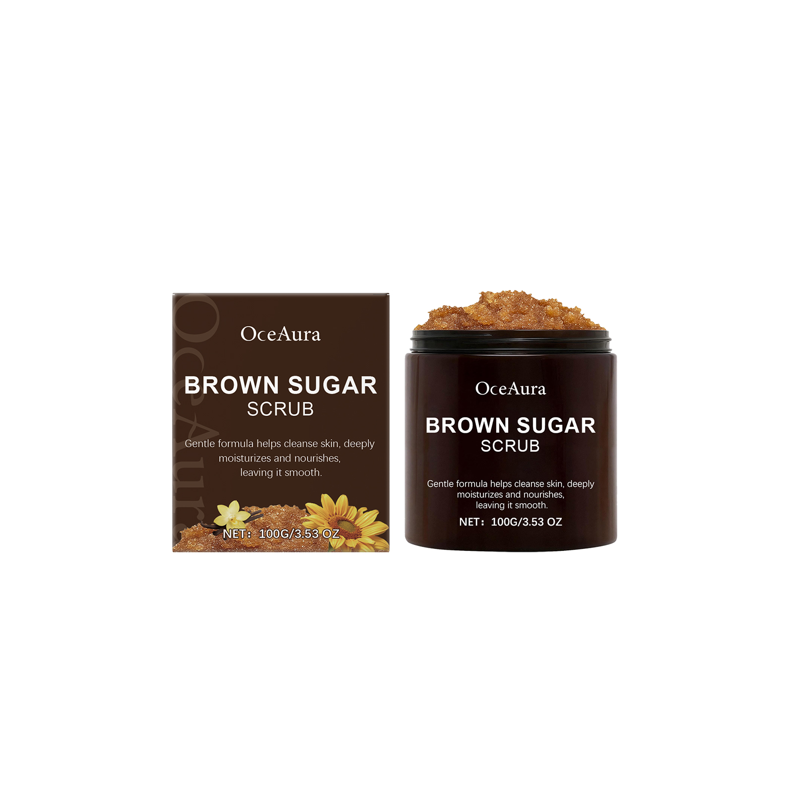Brown Sugar Body Scrub Deep Cl - Sugar Scrub Coffee ulasan dan harga